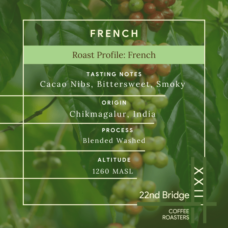 French roast, coffee information